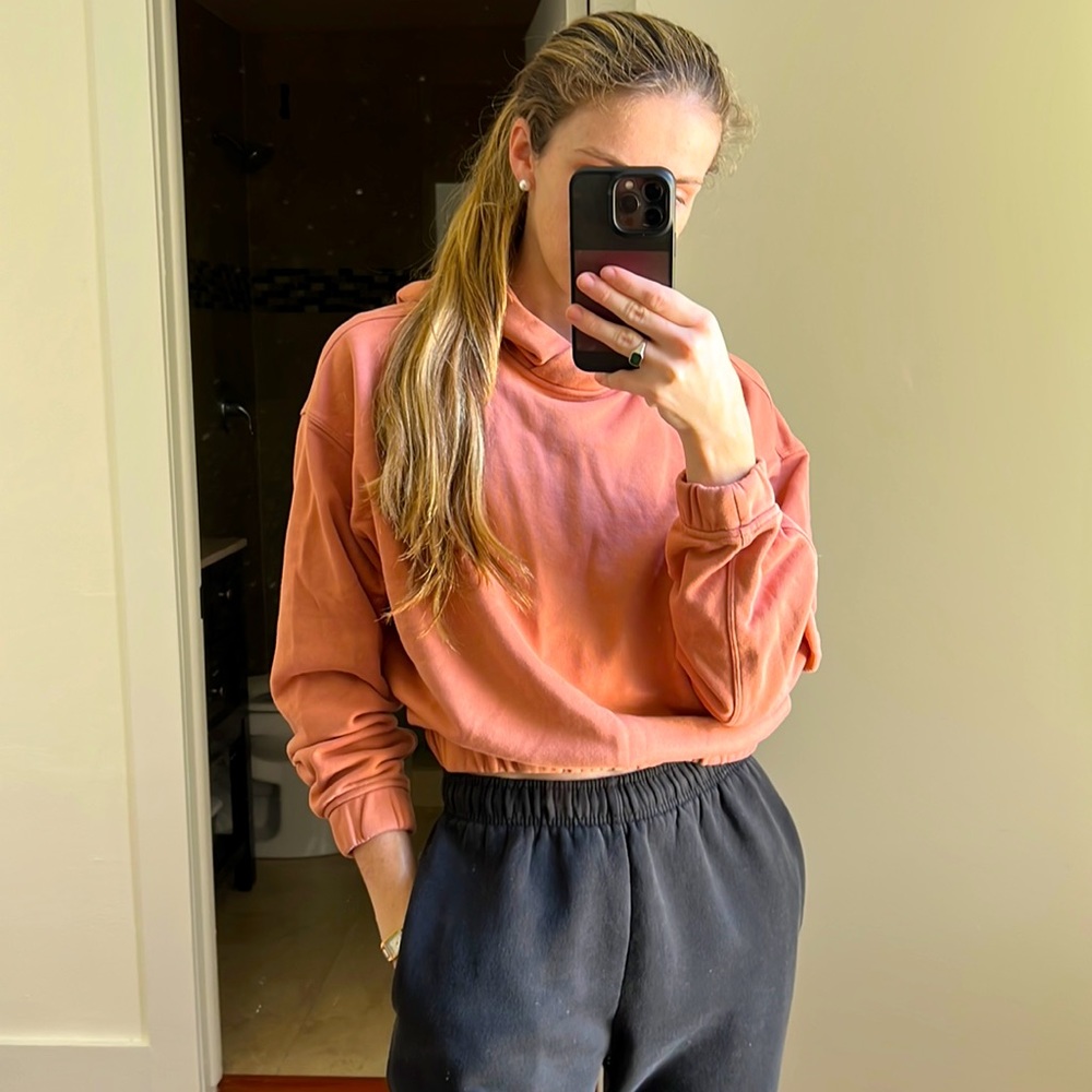 Lululemon Burnt Orange Sweatshirt - Size 4